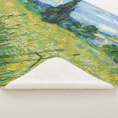 Vincent van Gogh - Grünes Weizenfeld mit Cypress Sherpadecke (3/4)