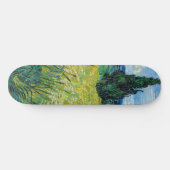 Vincent van Gogh - Grünes Weizenfeld mit Cypress Skateboard (Horizontal)