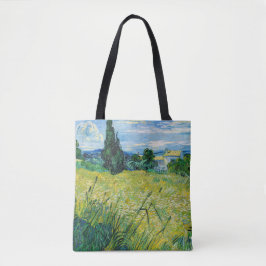 Vincent van Gogh - Grünes Weizenfeld mit Cypress Tasche
