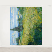 Vincent van Gogh - Grünes Weizenfeld mit Cypress Wandteppich (Vorderseite)