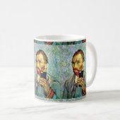Vincent Van Gogh Handy Selfie Selbstportrait Kaffeetasse (VorderseiteRechts)