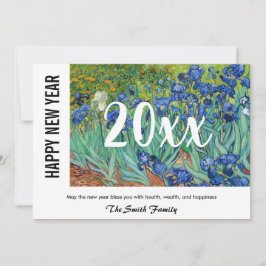 Vincent van Gogh - Happy New Year / Ire Feiertagskarte