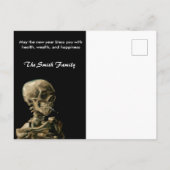 Vincent van Gogh - Happy New Year Patchwork Postkarte (Rückseite)