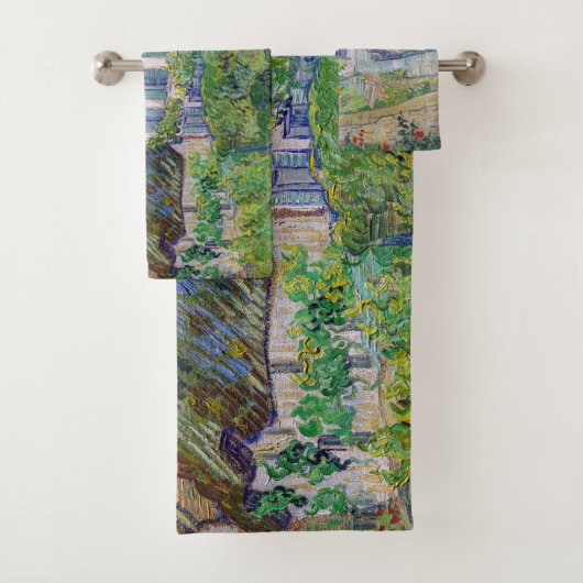 Vincent van Gogh - Häuser in Auvers Badhandtuch Set (Insitu)