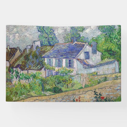 Vincent van Gogh - Häuser in Auvers Banner (Horizontal)
