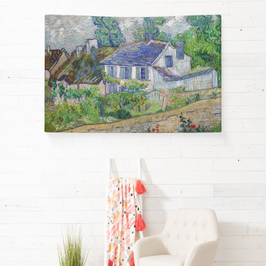 Vincent van Gogh - Häuser in Auvers Banner (InSitu)