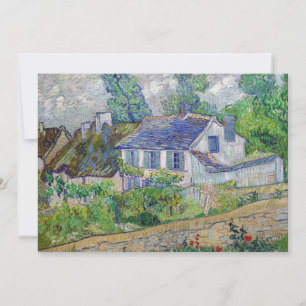 Vincent van Gogh - Häuser in Auvers Dankeskarte