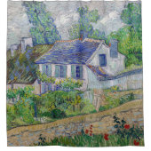 Vincent van Gogh - Häuser in Auvers Duschvorhang (Vorderseite)