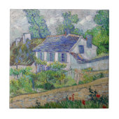 Vincent van Gogh - Häuser in Auvers Fliese (Vorderseite)