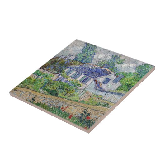 Vincent van Gogh - Häuser in Auvers Fliese (Seite)