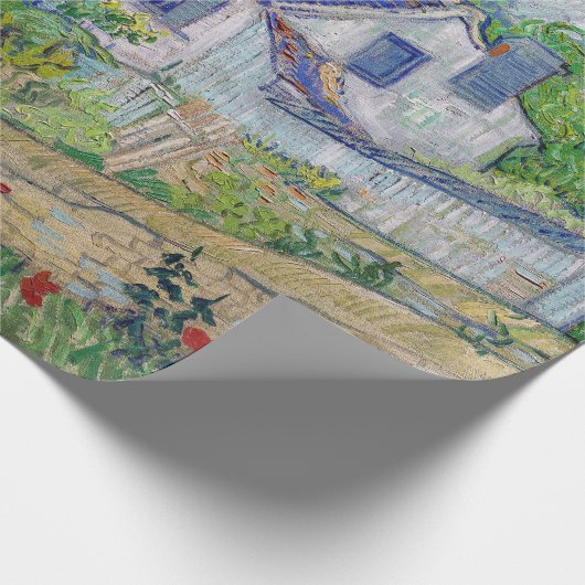 Vincent van Gogh - Häuser in Auvers Geschenkpapier (Ecke)