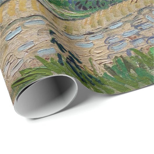 Vincent van Gogh - Häuser in Auvers Geschenkpapier (Rolleneckpunkt)