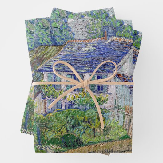 Vincent van Gogh - Häuser in Auvers Geschenkpapier Set (Beispiel)