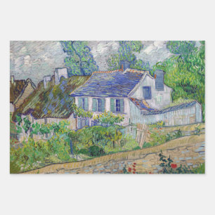 Vincent van Gogh - Häuser in Auvers Geschenkpapier Set