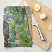 Vincent van Gogh - Häuser in Auvers Geschirrtuch (Viertel Falte)