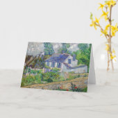Vincent van Gogh - Häuser in Auvers Karte (Gelbe Blume)