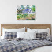 Vincent van Gogh - Häuser in Auvers Leinwanddruck (Insitu (Schlafzimmer))