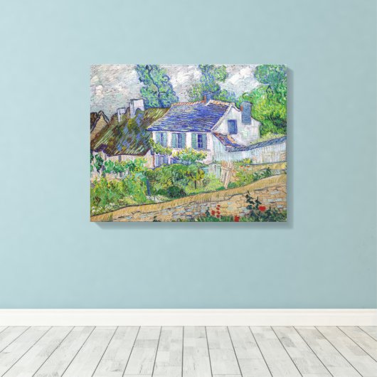 Vincent van Gogh - Häuser in Auvers Leinwanddruck (Insitu (Holzboden))