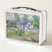 Vincent van Gogh - Häuser in Auvers Metall Brotdose (Rückseite)