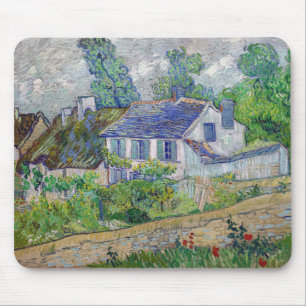 Vincent van Gogh - Häuser in Auvers Mousepad