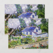 Vincent van Gogh, Häuser in Auvers, Postkarte (Vorne/Hinten)