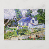Vincent van Gogh, Häuser in Auvers, Postkarte (Rückseite)
