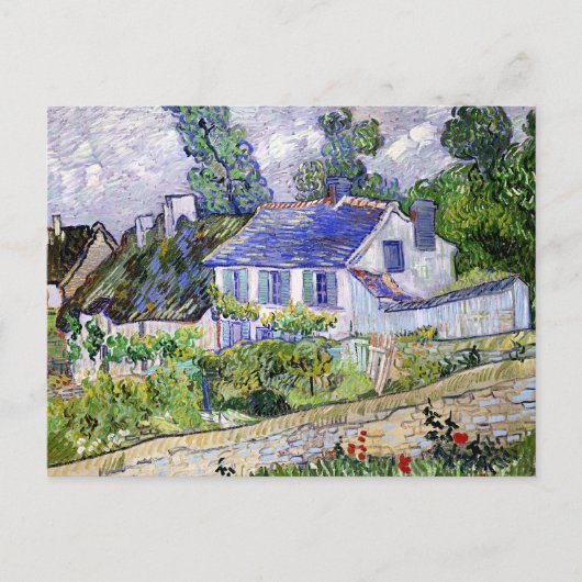 Vincent van Gogh, Häuser in Auvers, Postkarte (Vorderseite)