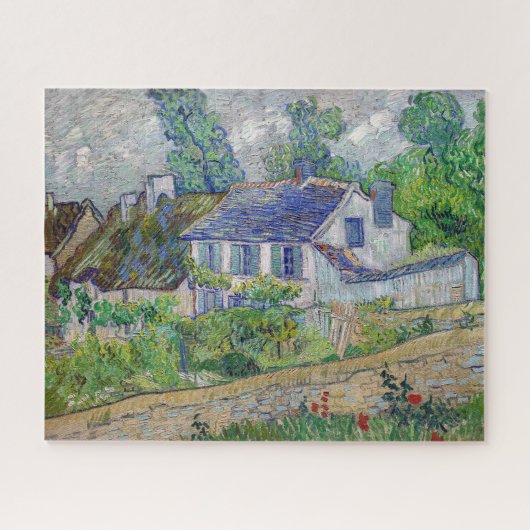 Vincent van Gogh - Häuser in Auvers Puzzle (Horizontal)