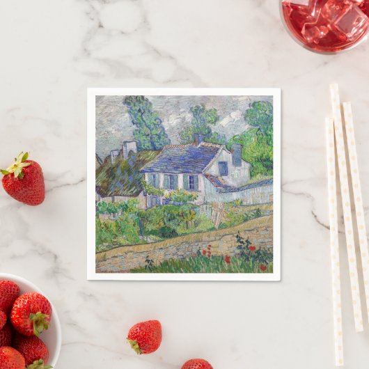 Vincent van Gogh - Häuser in Auvers Serviette (Beispiel)