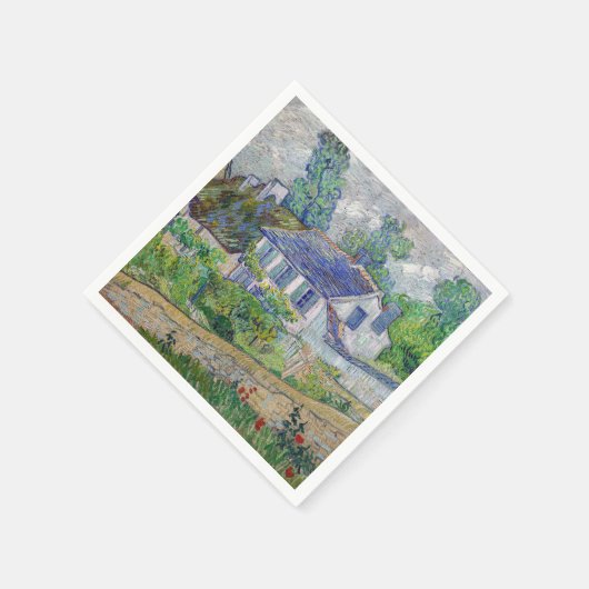 Vincent van Gogh - Häuser in Auvers Serviette (Ecke)