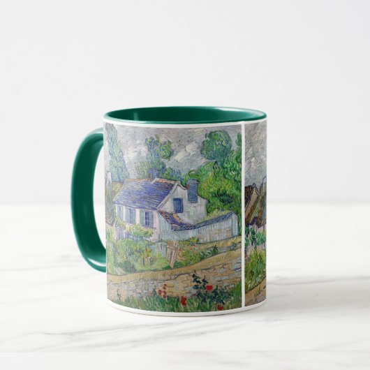 Vincent van Gogh - Häuser in Auvers Tasse (Vorderseite Links)