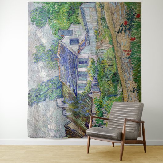 Vincent van Gogh - Häuser in Auvers Wandteppich (Beispiel)