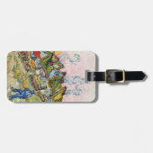 Vincent van Gogh - Häuser und Abbildung Gepäckanhänger (Vorderseite horizontal)