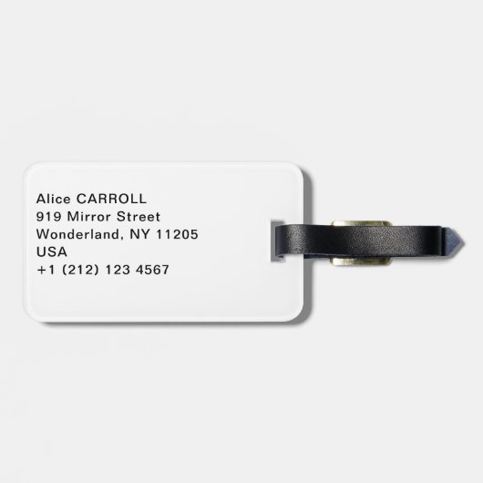 Vincent van Gogh - Häuser und Abbildung Gepäckanhänger (Rückseite horizontal)