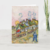 Vincent van Gogh - Häuser und Abbildung Karte (Vorderseite)