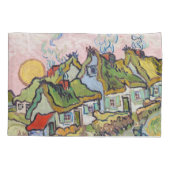Vincent van Gogh - Häuser und Abbildung Kissenbezug (Rückseite)