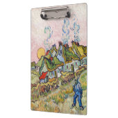 Vincent van Gogh - Häuser und Abbildung Klemmbrett (Links)