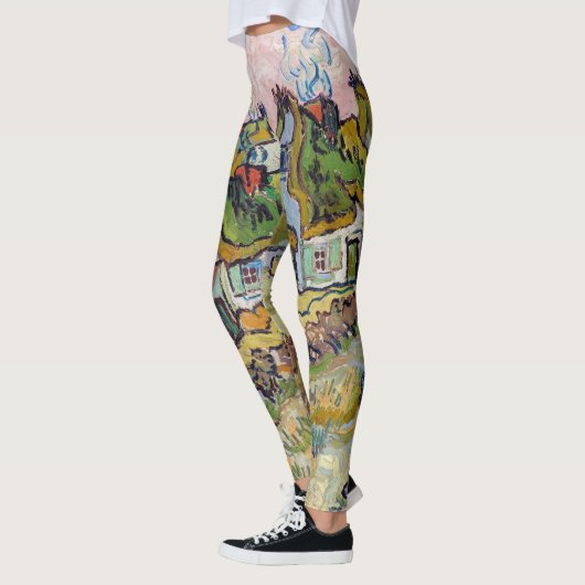 Vincent van Gogh - Häuser und Abbildung Leggings (Links)