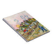 Vincent van Gogh - Häuser und Abbildung Notizblock (Rechte Seite)