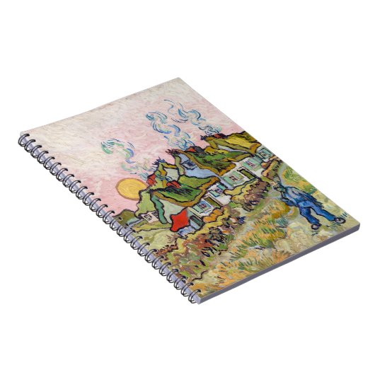 Vincent van Gogh - Häuser und Abbildung Notizblock (Rechte Seite)