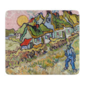 Vincent van Gogh - Häuser und Abbildung Schneidebrett (Vorderseite)