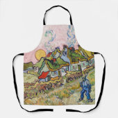 Vincent van Gogh - Häuser und Abbildung Schürze (Vorderseite)