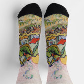 Vincent van Gogh - Häuser und Abbildung Socken (Oben)