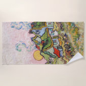 Vincent van Gogh - Häuser und Abbildung Strandtuch (Vorderseite)