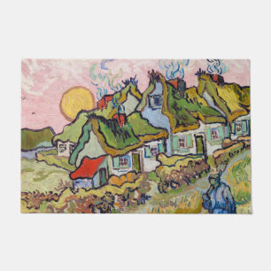 Vincent van Gogh - Häuser und Figur Fußmatte