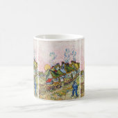 Vincent van Gogh - Häuser und Figur Kaffeetasse (Mittel)