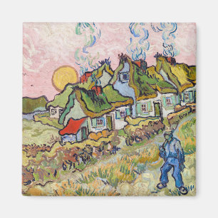 Vincent van Gogh - Häuser und Figur  Magnet