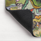 Vincent van Gogh - Häuser und Figur Mousepad (Ecke)