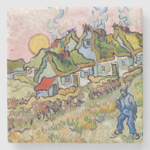 Vincent van Gogh - Häuser und Figur Steinuntersetzer
