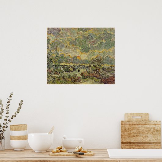 Vincent van Gogh | Herbstlandschaft, 1890 Poster (Küche)